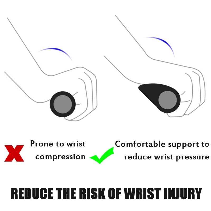 Ergonomic Lock On Mountain Bike Grips Soft Rubber Non Slip Handlebar Grips