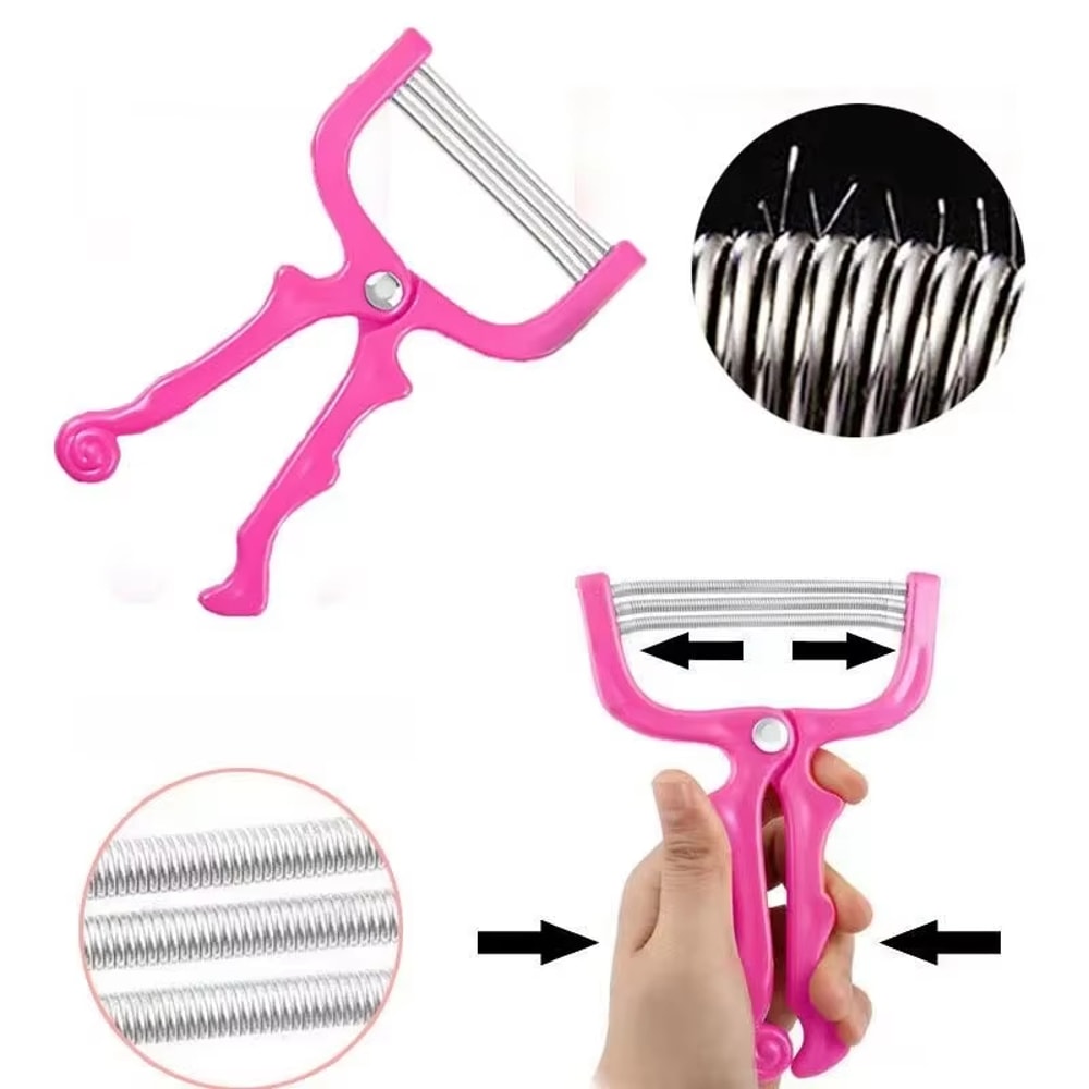 Precision Facial Hair Remover Spring Roller Tool for Women Smooth Skin
