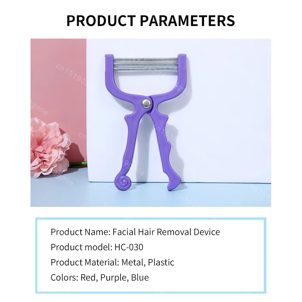 Precision Facial Hair Remover Spring Roller Tool for Women Smooth Skin