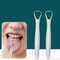 Stainless Steel Tongue Scraper Cleaner Reusable Oral Hygiene Tool Fresh Breath Care