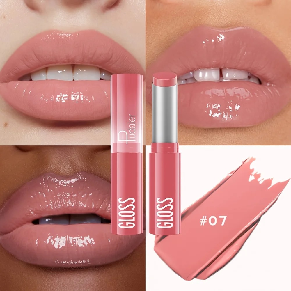Waterproof Lip Gloss Plumping Shine Matte Nude Long Lasting Finish