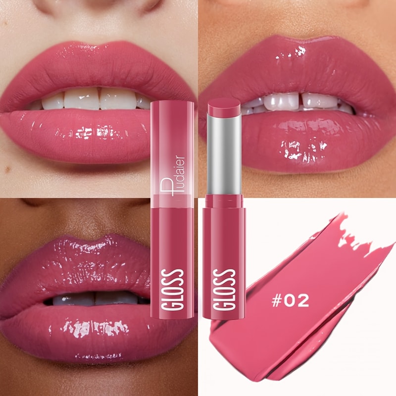 Waterproof Lip Gloss Plumping Shine Matte Nude Long Lasting Finish