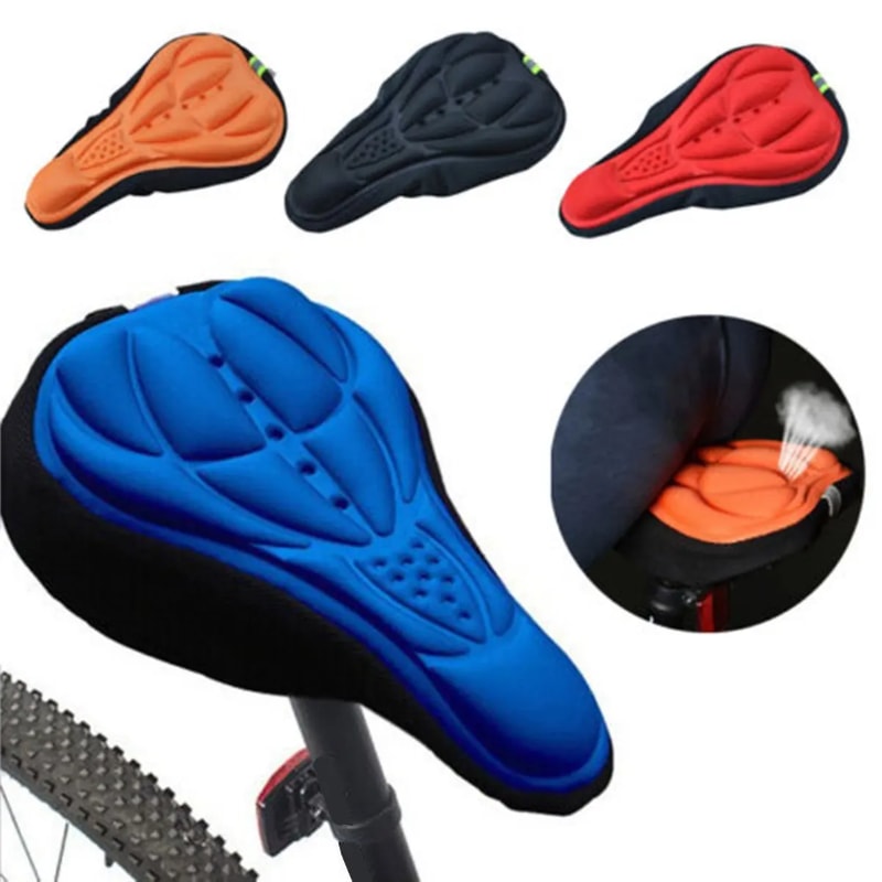 Ergonomic 3D Bike Seat Cushion Comfortable Foam Bicycle Saddle Cover