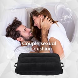 inflatable positioning pillow for couples comfort support wedge cushion