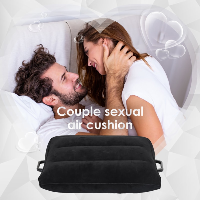 Inflatable Positioning Pillow for Couples Comfort Support Wedge Cushion