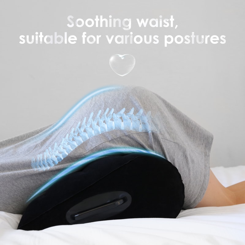 Inflatable Positioning Pillow for Couples Comfort Support Wedge Cushion