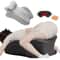 Memory Foam Couples Support Pillow Ergonomic Intimacy Cushion with 27 Degree Angle