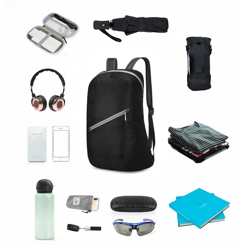 Foldable Backpack 20L Lightweight Travel Backpack Waterproof Hiking Daypack