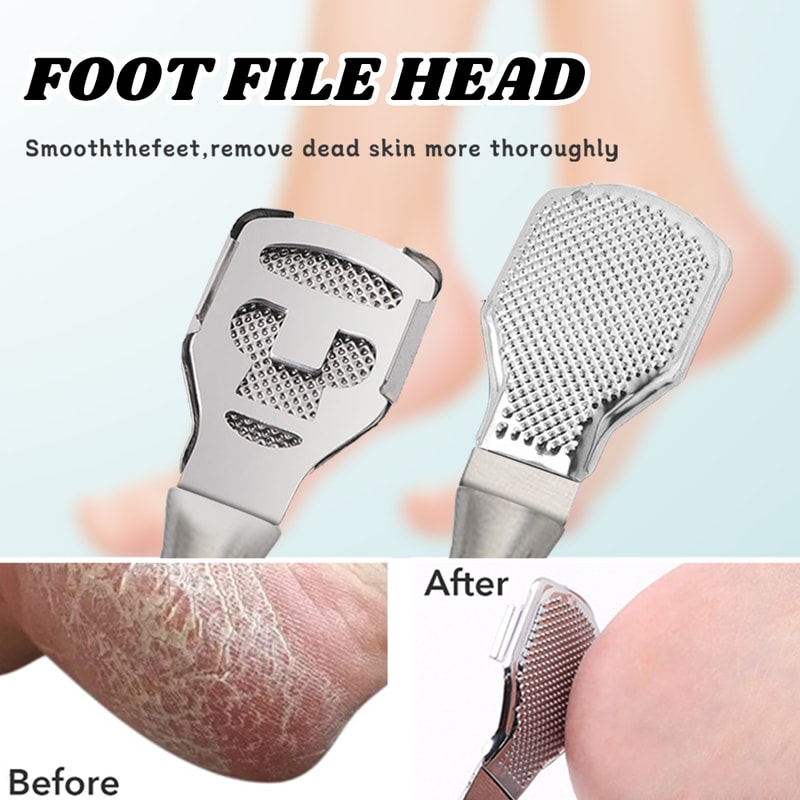 Professional Foot Callus Remover Pedicure Kit with Stainless Steel Razor and Foot File