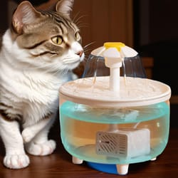 automatic bird bath fountain for parrots small pets cage shower tub with filter pump