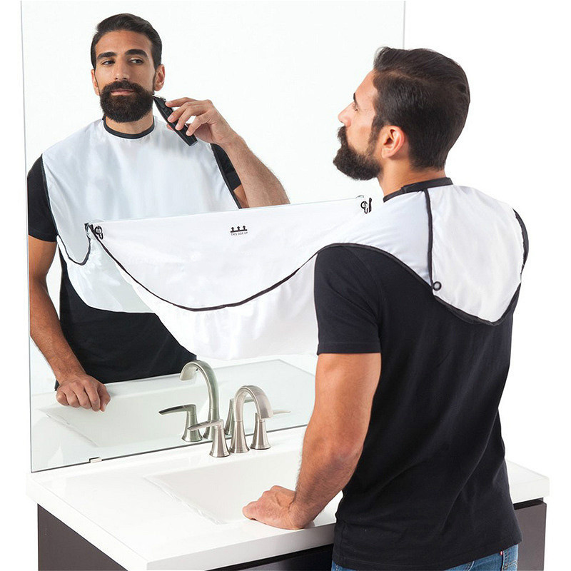 Beard Apron Shaving Bib Mess Free Beard Catcher Cape For Men Grooming 1