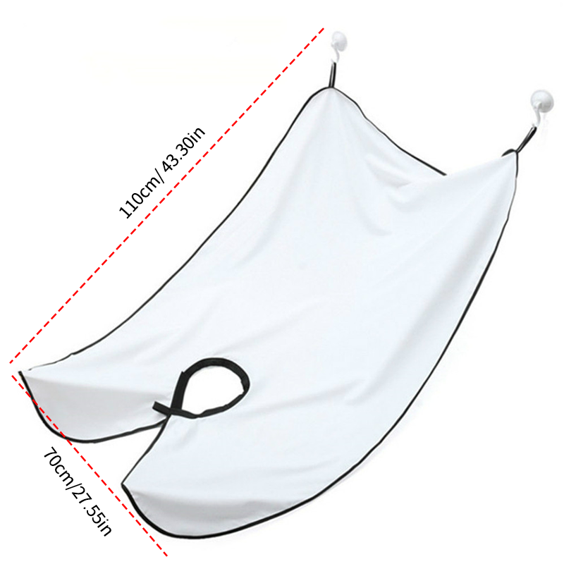 Beard Apron Shaving Bib Mess Free Beard Catcher Cape For Men Grooming 5
