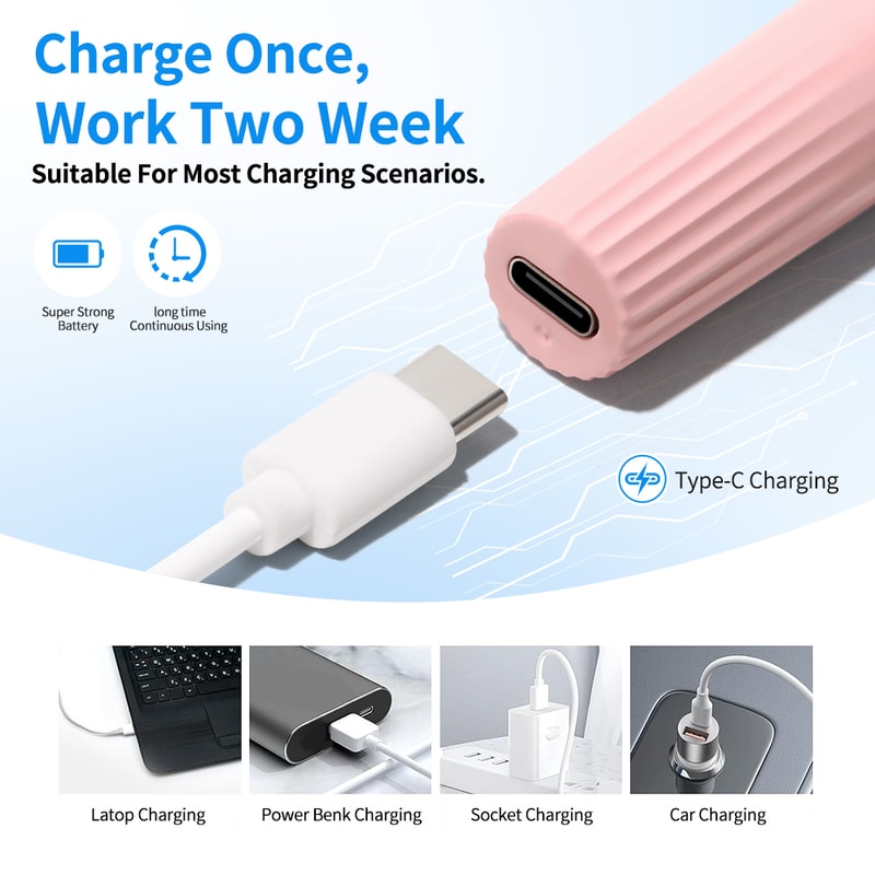 Rechargeable UV Nail Lamp Portable LED Gel Nail Dryer With Touch Timer 4