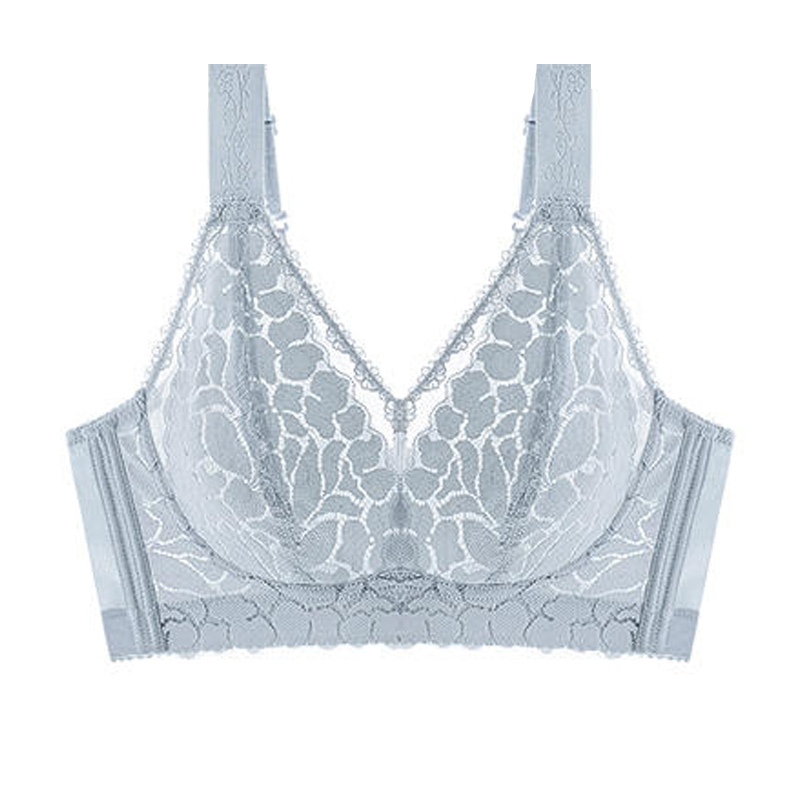 Plus Size Wireless Bra Ultra Thin Summer Comfort Anti Sagging Support Bra 6