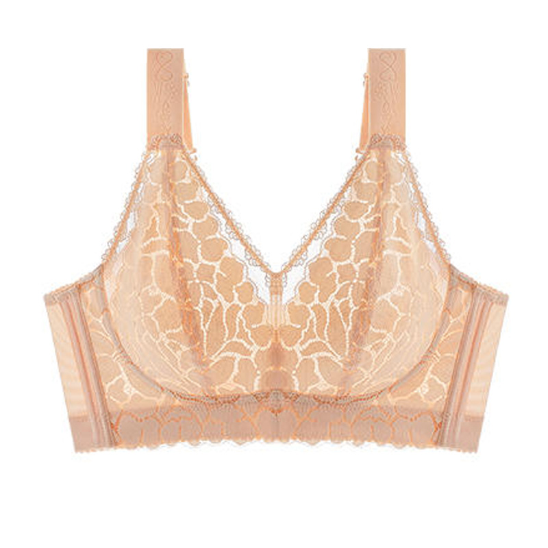 Plus Size Wireless Bra Ultra Thin Summer Comfort Anti Sagging Support Bra 7