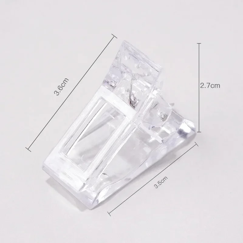 UV Gel Nail Extension Clamps Set For Builder Gel Nail Tips Clip Tool 3