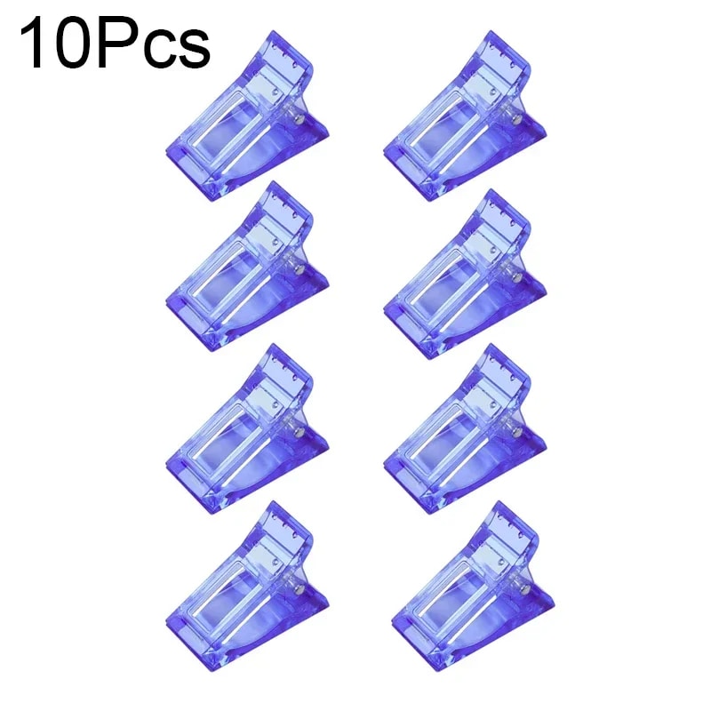 UV Gel Nail Extension Clamps Set For Builder Gel Nail Tips Clip Tool 4
