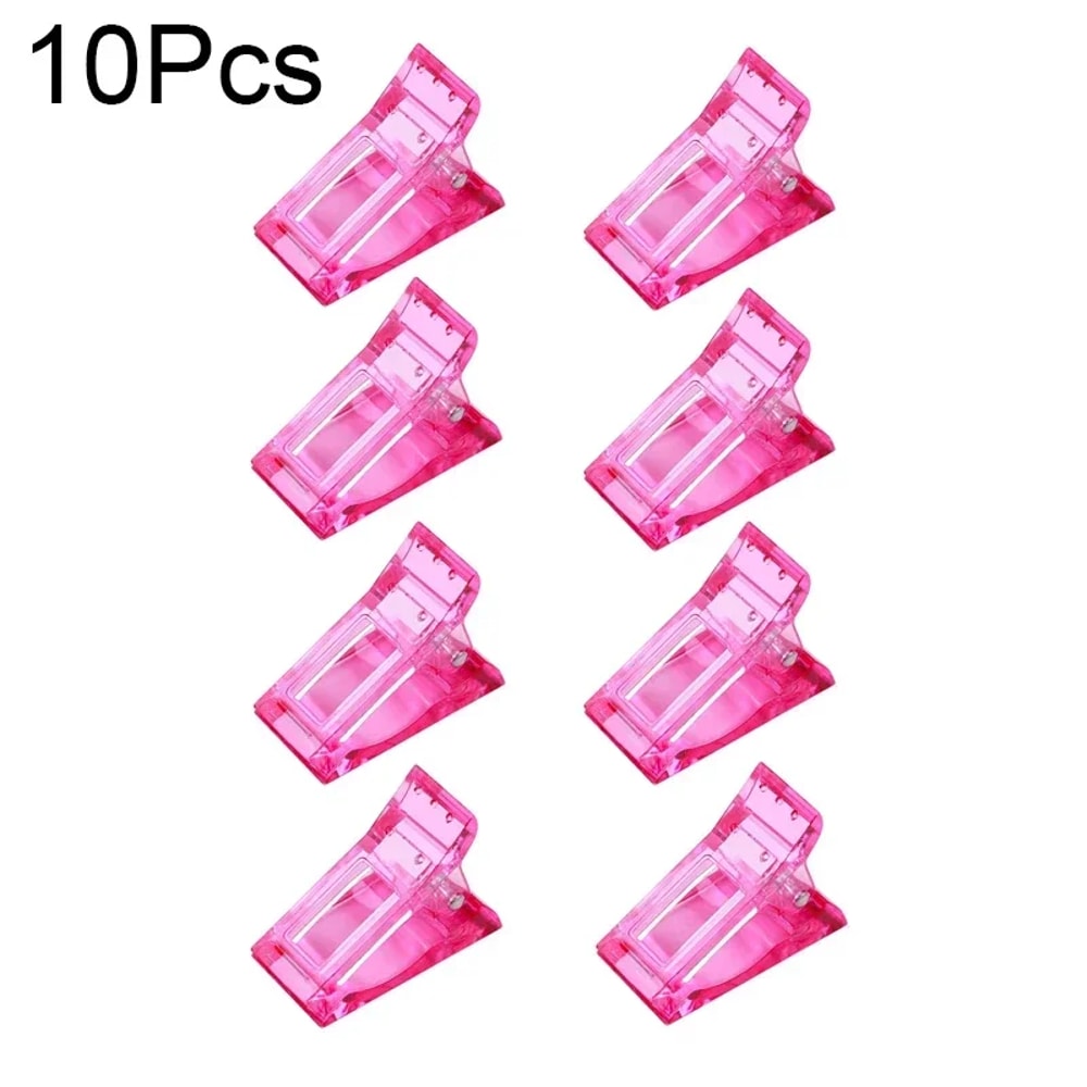 UV Gel Nail Extension Clamps Set For Builder Gel Nail Tips Clip Tool 5