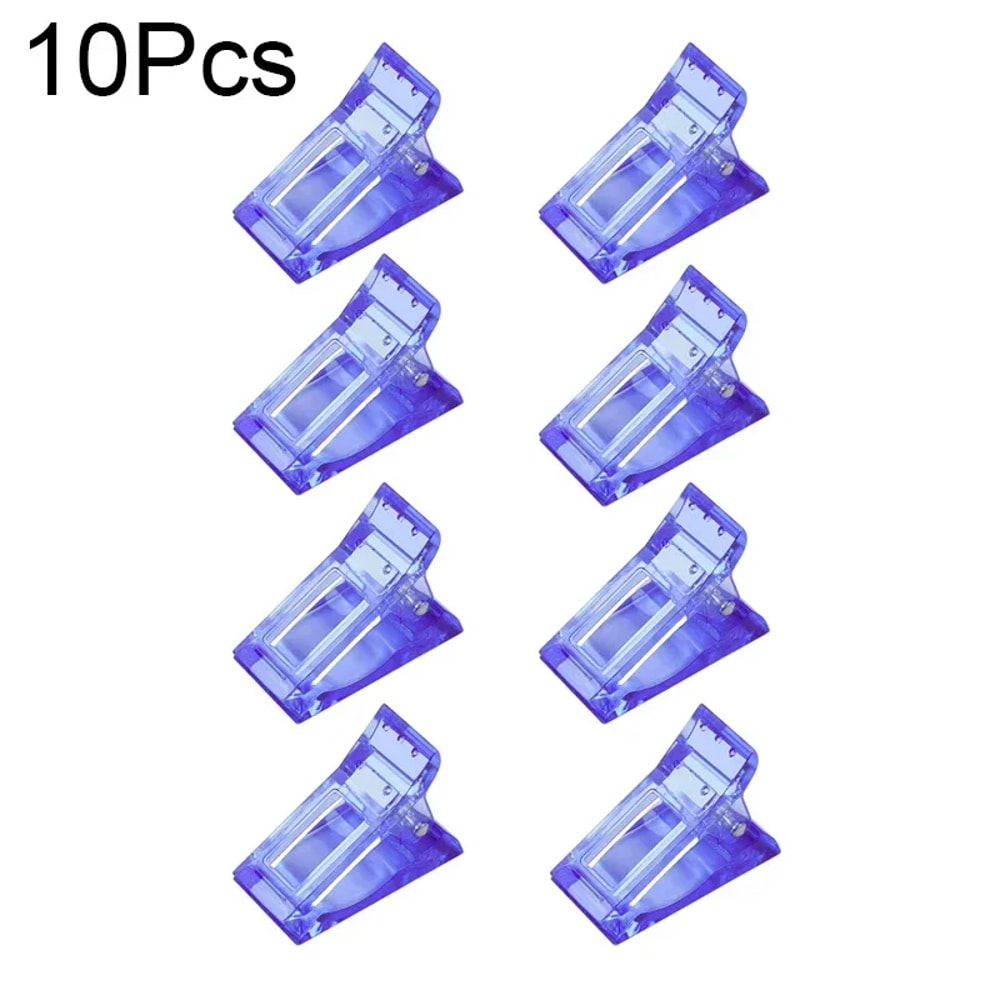 UV Gel Nail Extension Clamps Set For Builder Gel Nail Tips Clip Tool 7