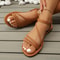 Women Flat Sandals Summer Casual Roman Style Comfortable Beach Vacation Sandals 2