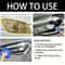 Car Headlight Restoration Kit For Clear Bright Lights And Scratch Removal 5