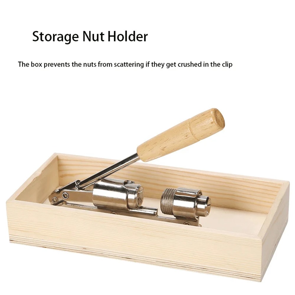 Stainless Steel Nutcracker Adjustable Manual Nut Cracker Tool For Walnut Almond Hazelnut 2