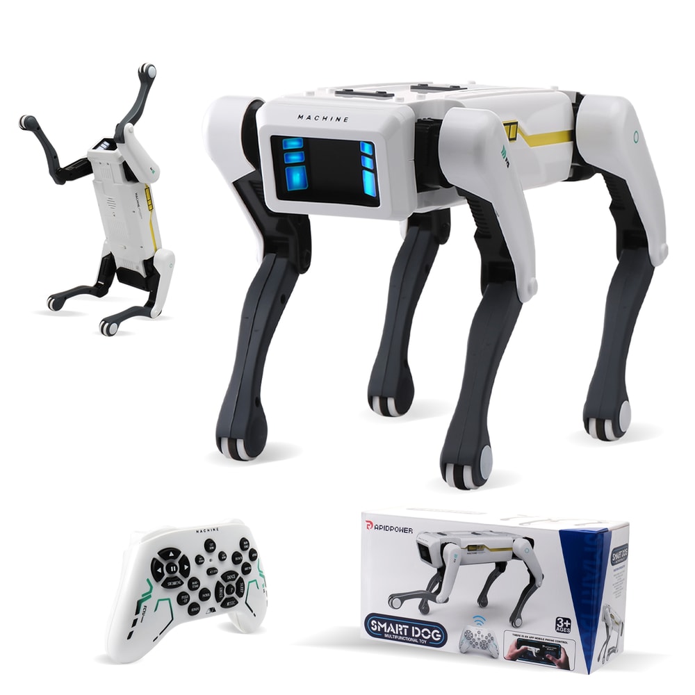 Smart AI Robot Dog Toy Interactive Programmable Voice Control Pet for Kids