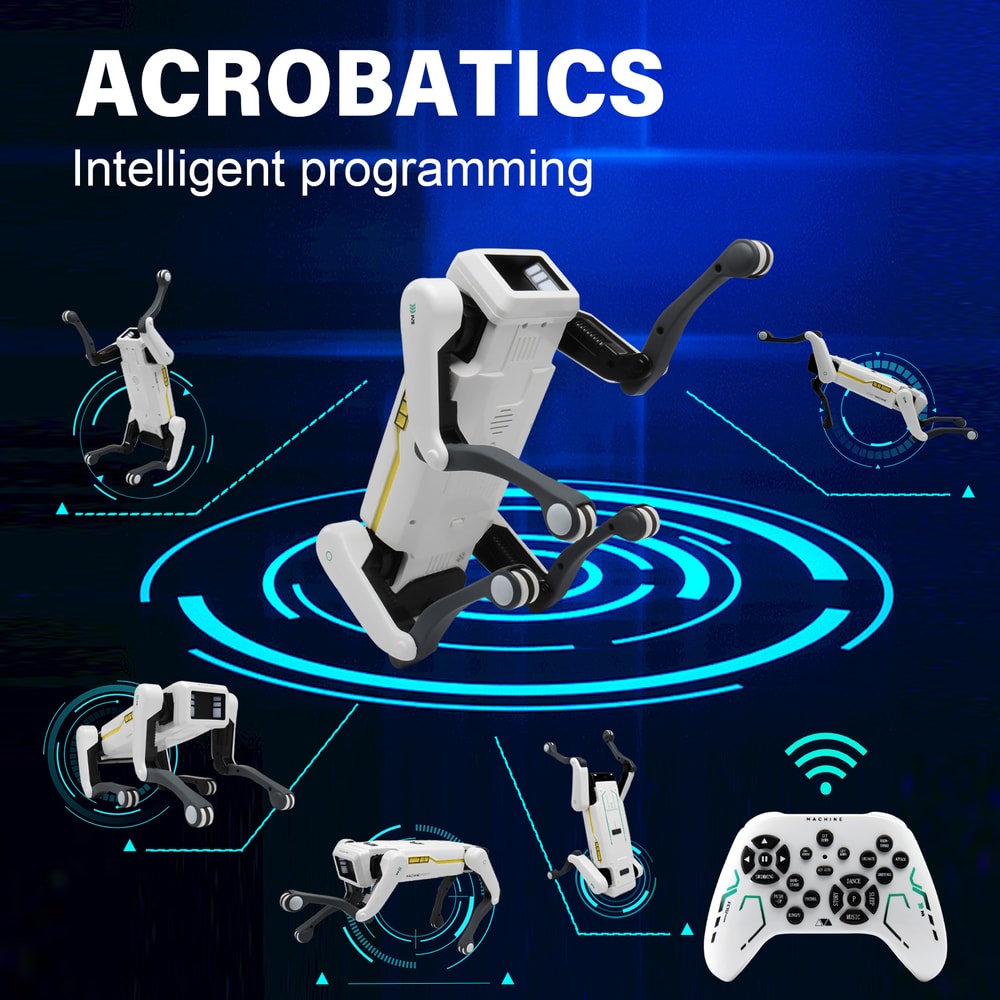 Smart AI Robot Dog Toy Interactive Programmable Voice Control Pet for Kids