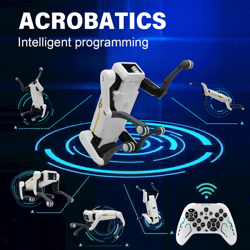 Smart AI Robot Dog Toy Interactive Programmable Voice Control Pet for Kids