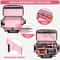 Pink Tool Bag Organizer For Women Durable Tool Tote With Storage Pockets And Anti Slip Base 1