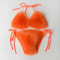 Faux Fur Bikini Set Plush Halter Triangle Swimsuit for Women