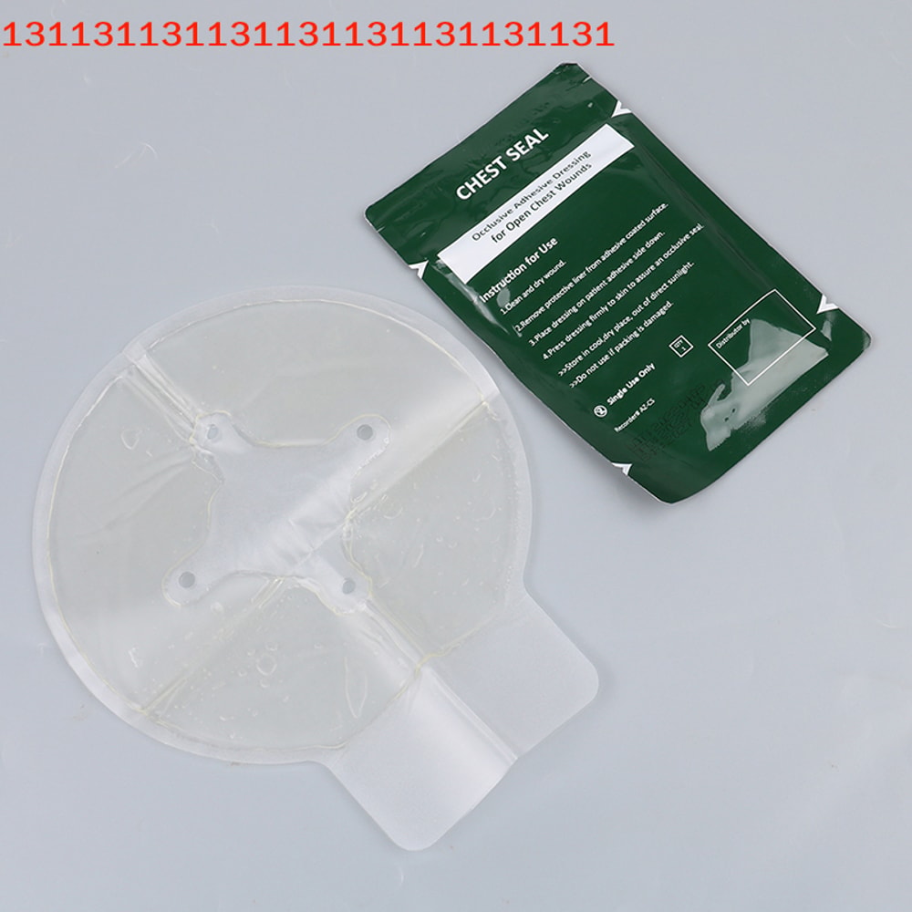 Vented Chest Seal Trauma Patch for Emergency First Aid Survival Kit
