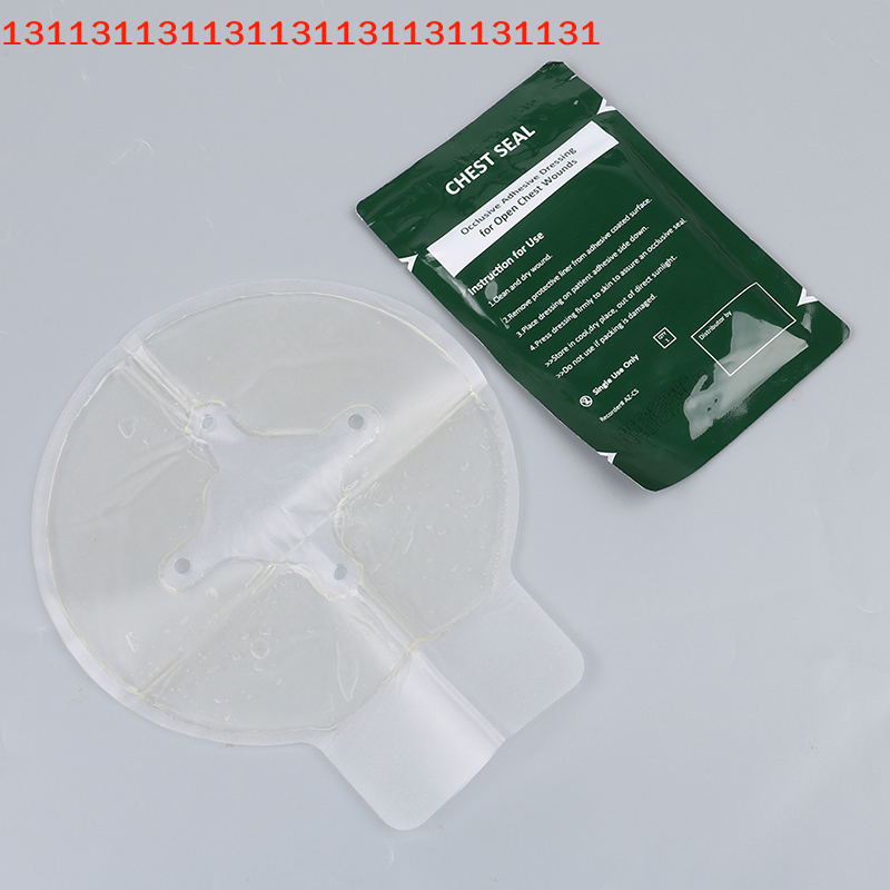 Vented Chest Seal Trauma Patch for Emergency First Aid Survival Kit