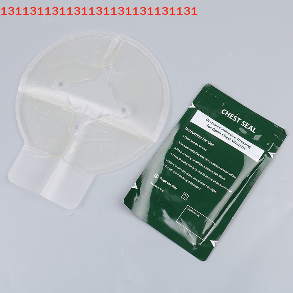 Vented Chest Seal Trauma Patch for Emergency First Aid Survival Kit