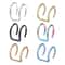 Titanium Steel Fake Septum Ring Clip On Lip Nose Hoop Piercing Jewelry