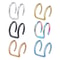 Titanium Steel Fake Septum Ring Clip On Lip Nose Hoop Piercing Jewelry