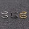 Titanium Steel Fake Septum Ring Clip On Lip Nose Hoop Piercing Jewelry