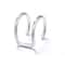 Titanium Steel Fake Septum Ring Clip On Lip Nose Hoop Piercing Jewelry