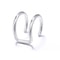 Titanium Steel Fake Septum Ring Clip On Lip Nose Hoop Piercing Jewelry
