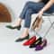 Breathable Knitted Pointed High Heel Shoes for Women Comfortable Anti Slip Sole