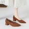 Breathable Knitted Pointed High Heel Shoes for Women Comfortable Anti Slip Sole