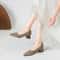 Breathable Knitted Pointed High Heel Shoes for Women Comfortable Anti Slip Sole