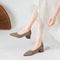 Breathable Knitted Pointed High Heel Shoes for Women Comfortable Anti Slip Sole