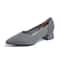 Breathable Knitted Pointed High Heel Shoes for Women Comfortable Anti Slip Sole