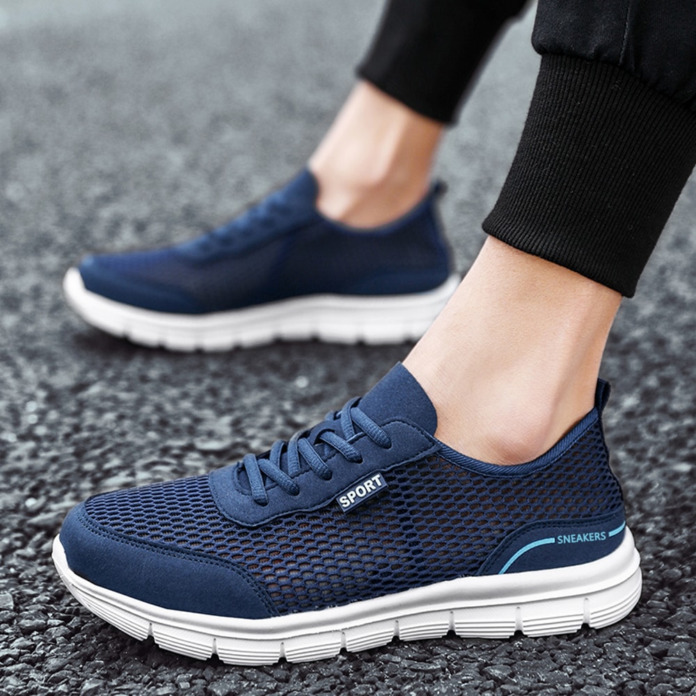 AeroFlex Breathable Mesh Loafers For Men Lightweight Casual Walking Sneakers 3
