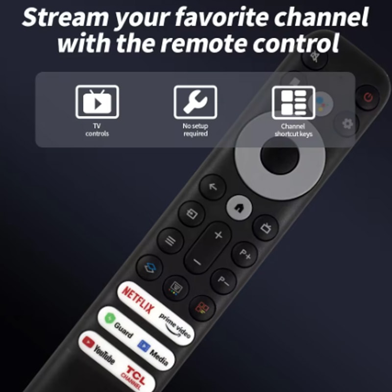 TCL Smart TV Replacement Remote RC902V FMR4 For 4K QLED Android TVs 3