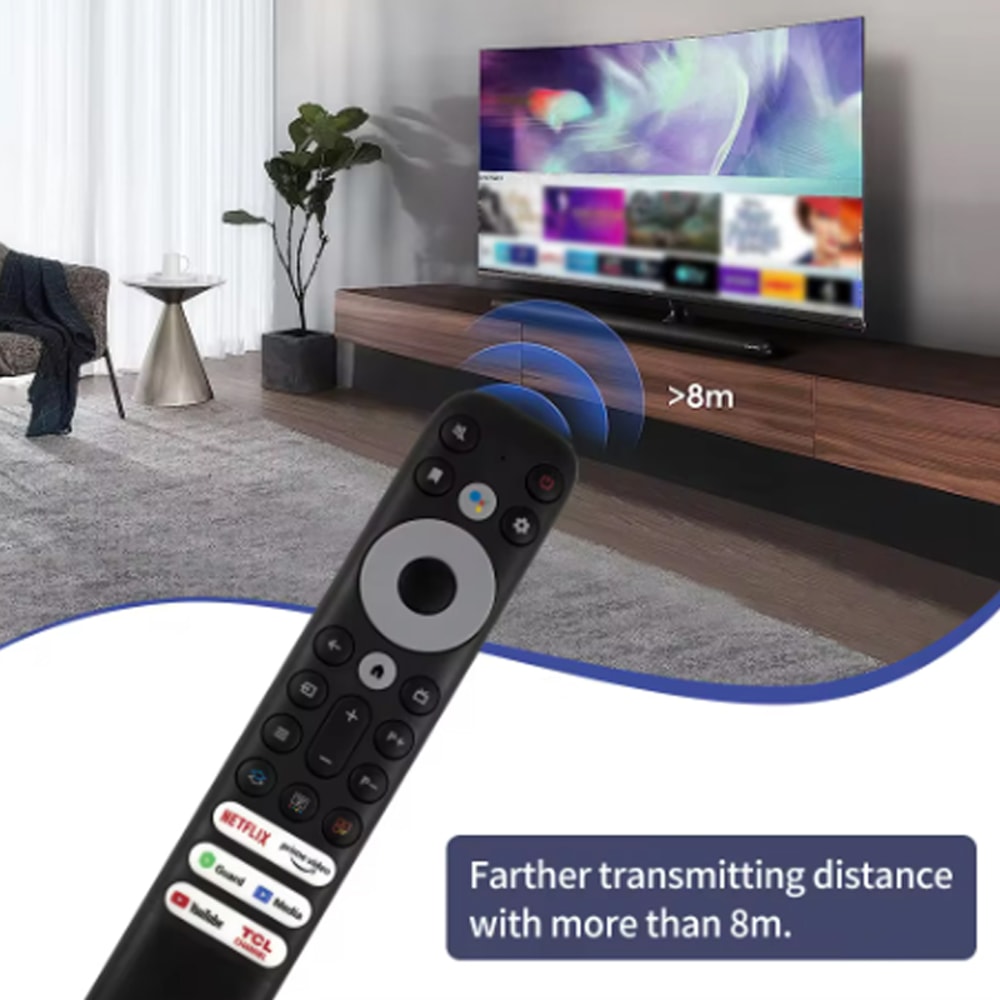 TCL Smart TV Replacement Remote RC902V FMR4 For 4K QLED Android TVs 5