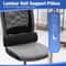 ErgoRelief Lumbar Support Cushion Memory Foam Back Pillow for Car Office and Home Chairs
