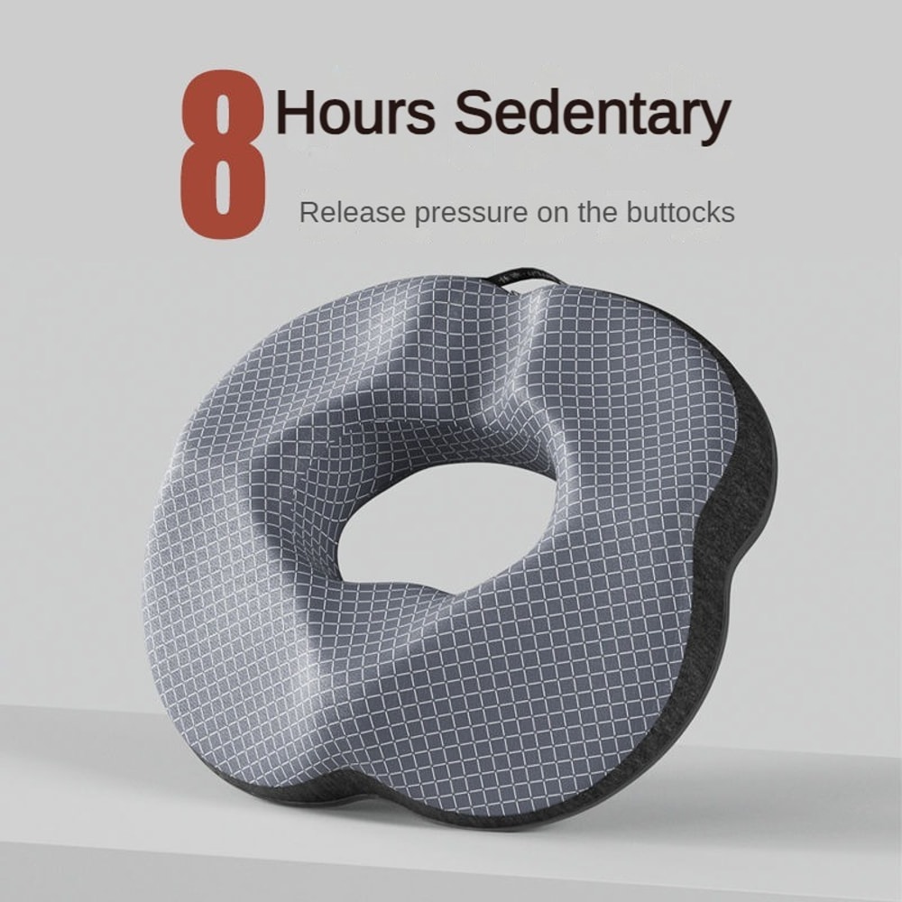 Orthopedic Donut Seat Cushion Memory Foam Pillow For Tailbone Relief And Comfortable Sitting 1