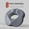 Orthopedic Donut Seat Cushion Memory Foam Pillow For Tailbone Relief And Comfortable Sitting 1